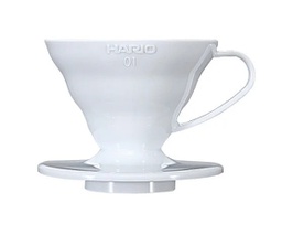 [TM Hario] Пуровер пластиковий V60 Hario 01 білий